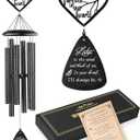 Memorial Gifts for Loss of Son, 32" Cardinal Memorial Wind Chimes for Loss of Son, Sympathy Wind Chimes Gifts in Memory of Son