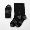 Upgrade your athletic gear with these high-performance crew socks, engineered for durability and ultimate foot support, 2 Pairs Set