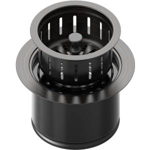 BOTEMY Extended Garbage Disposal Flange Basket Strainer Stopper, Deep 304 Stainless Steel Kitchen Sink Flange for 3-1/2 Inch Standard Sink Drain Hole, Bronze Deep Sink Disposal Stopper(ORB) BOTEMY Extended Garbage Disposal Flange Basket Strainer Stopper, Deep 304 Stainless Steel Kitchen Sink Flange for 3-1/2 Inch Standard Sink Drain Hole, Bronze Deep Sink Disposal Stopper(ORB)