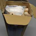 Cloud-Soft Cat Window Sill Perch with Zipper Designed Cushioned Bed, Supportive Cat Window Seat with Premium Solid Wood & Sturdy Metal Frame, Pet Hammock Bed for Large Cats (Medium, White) (Medium(21.7''x15''))