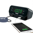  Timex Dual Alarm Clock with Dual USB Charging and Extreme Battery Backup