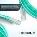 ResOne 5pk 14Ft Oxygen Supply Tubing, Crush Resistant, Standard Connectors for Nasal Cannulas - Green