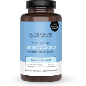 Turmeric Extract Healthy Inflammatory Response - Potent Curcumin Plus 95% Piperine | 60ct (2 Month Supply) BBD: 12/2026