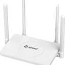 U-SPEED AC1200 WiFi Router Dual Band Wireless Internet Router, Speed Up to 1.2 Gbps, 4 x 1000 Mbps Gigabit Ethernet Ports, Bridge/Repeater Mode, Guest Network, IPV6, EasyMesh, Parental Controls