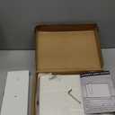 White Magnetic Knife Holder, Double-Sided Magnetic Knife Block Universal Multi-function Display Rack for Kitchen Counter (11.6x8.5 inch White)