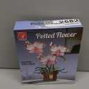 Flowers Botanicals Orchid Building Set - Artificial Flower Building Blocks for Adult Women, Bonsai Plants Indoor Home Office Desk Decor Christmas Birthday Gift for Adults Kids Girls 6-12 (323 PCS)