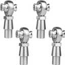 3/4'' Heim Joint Rod End Kit, .750" Chromoly Joints Panhard Kit, 2 Set Left and Right Hand Thread with Tube Adapter and Jam Nut, 3/4'' Rod End Heim Joint for Steering Kit, Suspension, Traction Bars