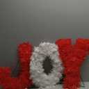 JOICEE Christmas Joy Yard Sign Decoration, Lighted Red and White Joy Christmas Outdoor Decor Xmas Garden Sign Display Set with Stakes for Holiday Party Home Lawn.