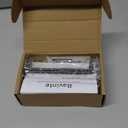 Ravinte 5 Pack Solid 5 Inch Center to Center Slim Square Bar Drawer Pulls - Kitchen Cabinet Handles in Oil Rubbed Bronze