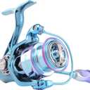 HAUT TON Dolphin Advance Edition Spinning Reel,5.2:1Gear Ratio,22LBS,5+1BB,Backlash Free Bearing,Sealed Drag System,Saltwater,Freshwater Fishing Reels (HT-DN)