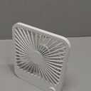 JISULIFE Desk Fan Battery Rechargeable, 4500mAh 180Foldable Portable Personal Fan, 4 Speeds Adjustable Long Battery-life for Home Office Travel Outdoor Gifts for Women Men-White