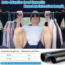 Car Travel Clothes Hanger Bar Expandable 36''-60'' (No Assembly Required)