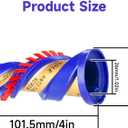 2 Pack Compatible with Dyson vacuum cleaner roller brushes V7 V8 V10 V11 V15 V10S and V12 models (blue washable nylon bristles)