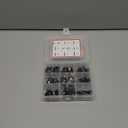 VIGRUE 260PCS #6#8 Black Wood Screw Assortment Kit, 304 Stainless Steel Pan Head Self Tapping Screws, Black Oxide
