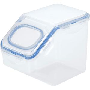 LOCK & LOCK Easy Essentials Food Lids (Flip-top) / Pantry Storage Containers, BPA Free, Top-10 Cup-for Snacks, Clear