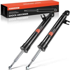 A-Premium Rear Shocks Compatible with BMW X5 2007-2013, X6 2008-2014 - 2x Replacement Suspension Shock Absorber Strut