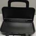 Proctor Silex Deluxe Hot Sandwich Maker With Easy-Clean Durable PFAS-Free Nonstick Ceramic Plates, Fits up to 2 Grilled Cheese, Ruebens, Tortas or Subs, Stainless Steel (25415MN)