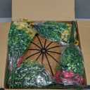 Artificial Flowers Hanging Plants in Basket,Artificial Hanging Flowers for Outdoor Indoor Decor,UV Resistant Hanging Baskets with Fake Flowers for Patio Garden Porch Deck Decoration (2PCS, Multi Color)