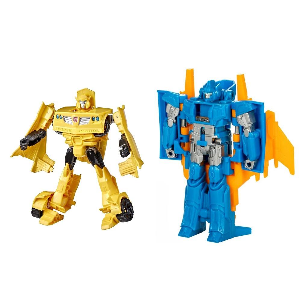 Transformers Toys Heroes and Villains Bumblebee & Sentinel Prime 2-Pack Action Figures - for Kids Ages 6 and Up, 7-inch 