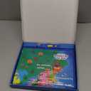 V2 Interactive Bilingual United States Map for Kids Learning, Talking USA Map Poster Geography Games Personalized Toys for Boys & Girls Ages 3-12