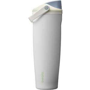Owala FreeSip Sway Insulated Stainless Steel Water Bottle with TwoWay Spout, BuiltIn Straw and Bucket Handle, Made for Travel, School, and Sports, 40oz, BPA Free, Leak Proof, Iced Breeze