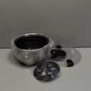 Stainless Steel Salad Spinner, 4.8 Qt Vegetable Washer, BPA-Free Lettuce Dryer with Crank Design, Dishwasher Safe, Non-Slip Base - Transparent Lid