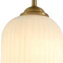 Vintage Milk Glass Flush Mount Ceiling Light Small Brushed Gold Semi Flush Mount Ceiling Light Mid Century Modern White Ceiling Lighting