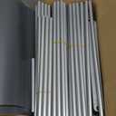 ROJASOP Shoe Rack, Shoe Storage Organizer for Closet Entryway Garage Bedroom, 8 Tier Tall Metal Shoe Shelf for 26-32 Pairs Boots & Shoes, Adjustable Shoe Stand for Small Space (Grey)