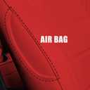 GXARTS Car 5-Seat Cover Microfiber Leather Protector Cushion Pad Red Color Compatible with Tesla Model Y 2020 2021 2022 2023 2024