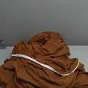 Bedsure Brown Duvet Cover Queen Size - 3 Pieces Prewashed Cotton-Like Extra Soft Bedding Set, Includes 1 Duvet Cover 90x90 Inches with Zipper Closure & 2 Pillow Shams, Comforter Not Included