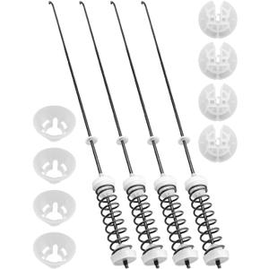 4 PCS 25.5 Inch Washer Suspension Rod Kit Fit for Whirlpool Roper Amana Maytag Kenmore 11020102310 11020112310 11020232710 11020232711 11022102311 11022532510 11023102310 Washing Machine