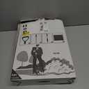 Ergonomic Large Snow Shovel for Driveway: 48-Inch Dual-Lock Knob Anti-Wobble Handle, 16" Plastic Blade w/Metal Edge, Ultra-Light 1.9 lb, Portable Aluminum Shaft, Car, Camping & Emergency (Blue)