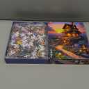 Puzzles for Adults 1000 Pieces, Jigsaw Puzzle for Adults, Fun Challenging Puzzle, Magic Fairytale Tree House Puzzles Game, Interlock Perfectly No Dust, Gifts for Easter Father's Day