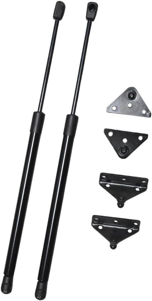 TSUBASA Gas Struts 89-890N 17inch Shocks for Heavy Lid, RV Bed Lift Kit Lift Support for Toy Lid and DIY for Tool Box RV Bed and Hydraulic Cabinet Door Absorber Heavy Duty Set of 2 (17inch 40lb 178N)