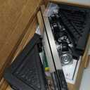 HQO LOVL Mini Fridge Stand with 4 Locking Wheels 17.7"25.6" Adjustable Dolly Washing Machine Stand Base，for Furniture Portable Refrigerator Dryer Stand（Black）