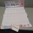 Guasslee 2026 Large Wall Calendar, 20"x 30" Vertical Jumbo Hanging Wall Planner, 18 Monthly Calendar from Jan. 2026 to Jun. 2027 with Lines, Spiral Binding and Notes for Easy Organizing