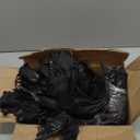 Laelfe 12 PCS Artificial Flowers Black Roses, Fake Silk Flower Long Stem Artificial Rose for Home Wedding Party Decorations(Black Halloween)