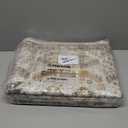 Madane Runner Rugs for Hallway 2x10 Long Washable Non-Slip Hallway Runner Rug Low-Pile Stair Kitchen Runner Throw Carpet for Entrance Living Dining Laundry Room (Brown/Gold, 2 x 10)