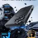 Magnetic for iPhone 17 Case Military-Grade Dual-Layer Shockproof, Heavy Duty Rugged Protection Phone Case [Fit for MagSafe] Anti-Fingerprint Anti-Scratch for iPhone17 Cover 6.3", Black