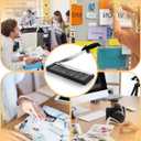 MAKEASY Paper Cutter 12 Inch, 8 Sheet Capacity, Heavy Duty Paper Cutter for Cardstock, Guillotine Paper Trimmer for Crafting, Classroom and Office
