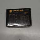 Home Security Door Lock Door Reinforcement Lock Door Locks for Kids Safety Flip Door Lock Latch Childproof Night Lock Door Security Front Door Child Safety Lock High Security Locks for Doors Inside (Black)