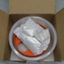 6.25 Hole Saw for Recessed Lights Can Lights, 6-1/4 Inch Hole Cutter with Dust Bowl Catcher for Led Recessed Lighting 6 Inch and Wood Metal Drywall, Bi-Metal Construction (Orange)