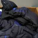 Neon Blue Black Comforter Set Queen Geometric Kids Bedding Set,3 PCS Geometry Honeycomb Bed Set Modern Quilt Set 1 Comforter 2 Pillow Cases Cool Room Decor All Season B-Side Black