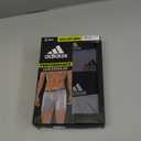adidas Men's Microfiber Boxer Briefs Underwear Multipack – Athletic, Moisture Wicking, Stretch Fit & Tagless M
