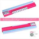 TIASUSAN 4PCS Mahjong Racks with Pushers for 166 American Mahjong Tiles, Mahjong All-in-one Tile Rack with Pusher Combo