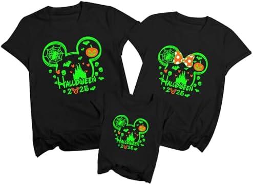 Family Halloween Shirts Pumpkin Family T Shirt Spooky Season Halloween Family Costumes Tee Top Size 130