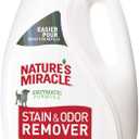 Natures Miracle Stain & Odor Remover, Tough on Dog Urine, Feces, Vomit, Drool and Other Organic Stains and Odors, 1 Gallon (128 Fl Oz (Pack of 1))