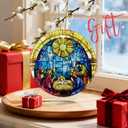 Christian Gifts: Nativity Scene Christmas Ornaments (Religious Christmas Decorations) | Christian Holiday Decor, Holy Family Decoration, Religious Gifts, Baptism Gift & Xmas Gift