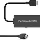 Azduou PS2 to HDMI Converter HDMI Cable for Playstation 2/ Playstation 3 Console. Connecting PS2/ PS3 to HDTV with True Ypbpr HD Signal Output (100% Improve Video Quality)
