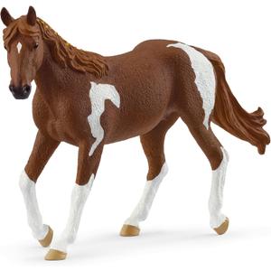 Schleich Horse Club - Paint Horse Mare - 6" Hand-Painted Collectable, Realistic Toy Horse Figurine for Girls and Boys. Durable, Educational Figure for Fun Imaginative Play. Kids Toys Ages 5+ 14901